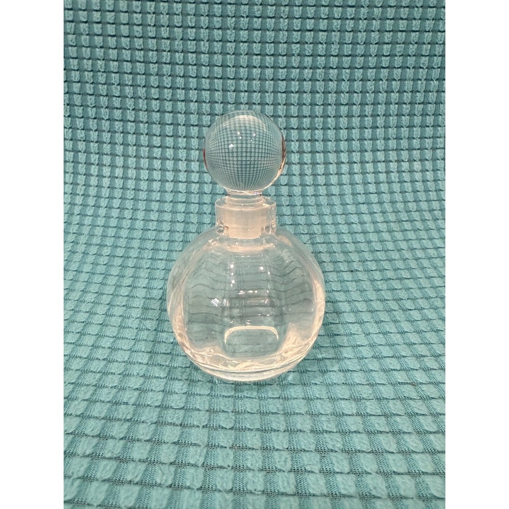 Lenox USA Signed Hand Blown Glass Perfume Bottle / Decanter.  Mint Condition